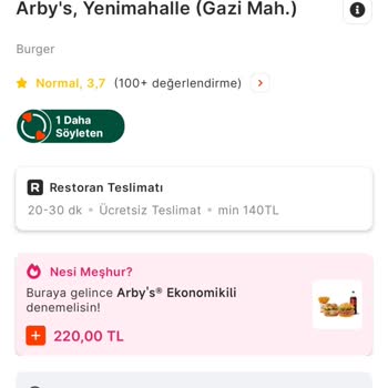 Migros Yemek Geç Gelen Sipariş