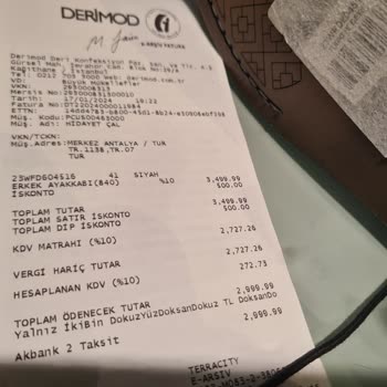 Derimod Mağaza Fiyat Karmaşası!