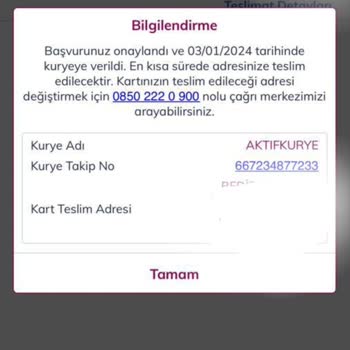 QNB Finansbank Kredi Kartı Teslimat Sürecinde Yaşanan Mağduriyet