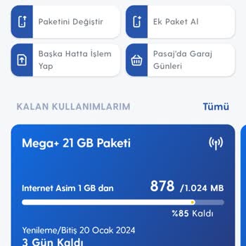 Turkcell Mobil İnternet Paketi Ve Fatura Şikayeti