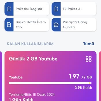 Turkcell Mobil İnternet Paketi Ve Fatura Şikayeti