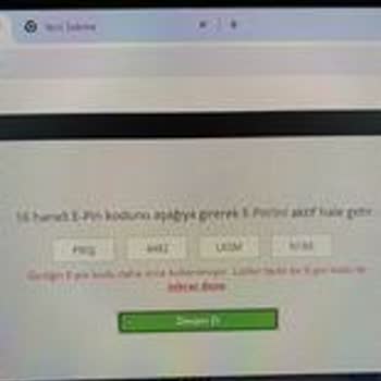 Oyuneks E. Pin İade Edilmesi