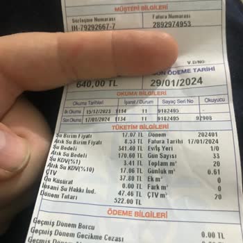 İBB - İstanbul Büyükşehir Belediyesi Atık Su Bedeli Yanlışlığı