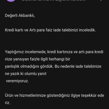 Akbank Arti Para Ve Kredi Kartımdan Donem Faizi Çekiyor Gecikme