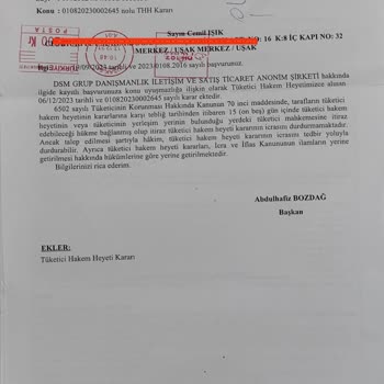 Trendyol Tüketici Hakem Heyeti Kararını Takmıyor