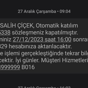 Allianz Yaşam ve Emeklilik Bireysel Emeklilik İptal Etmeme Rağmen Hâlâ Kesinti Oluyor