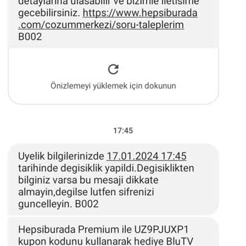 Hepsiburada Mesaj Geldi Bilgim Dışında Üyelik Bilgilerim Değişmiş Üyeliğim Yok