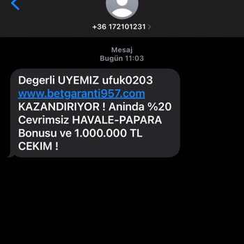 Betgaranti Mesajla Sürekli Rahatsız Ediyor