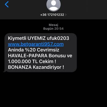 Betgaranti Mesajla Sürekli Rahatsız Ediyor