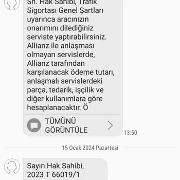 Allianz Sigorta Mağduriyeti, Sigorta Ücret Ödemesi Yapmıyor