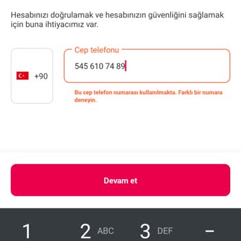 Yemeksepeti Bu Telefon Başka Hesapta Kullanılıyor Sorunu