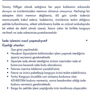Tommy Hilfiger Gaziantep Mağazası Satış Politikası Denetlensin