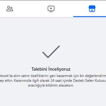 Facebook Marketplace Hesabının Kapatılması +