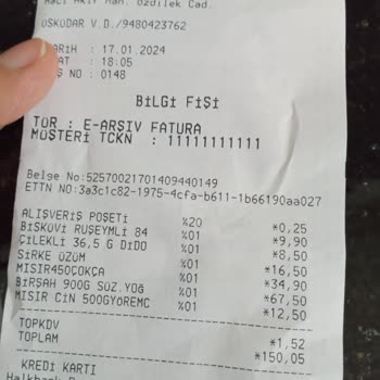 A101 Mısır'dan Böcek Çıktı