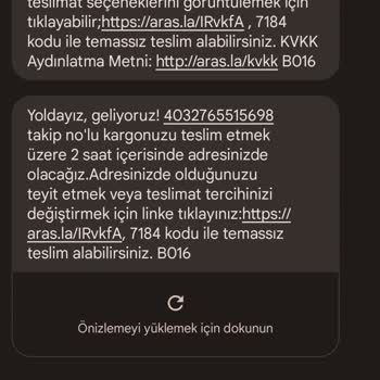 Aras Kargo Kargo Teslimatı Ve İade Süreci Sorunları