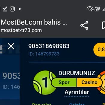 Mostbet Casino Para Ortada Yok!