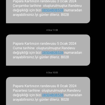 Jetlogi Firması Papara Kartımı Getirmiyor.