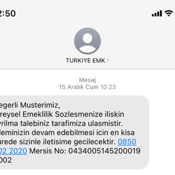 Türkiye Hayat Emeklilik BES İptali Gerçekleşti Fakat Birikimim Hesabıma Yatmadı