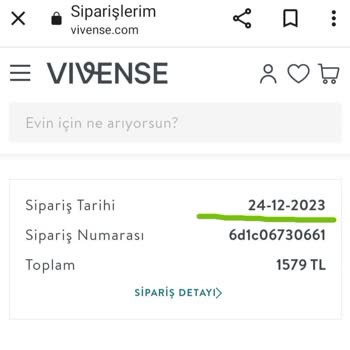 Vivense TV Sehpası Para İadesi Yapılmadı