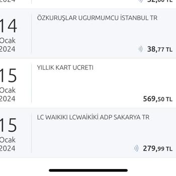Yapı Kredi Bankası Kredi Kartı Yıllık Aidatı