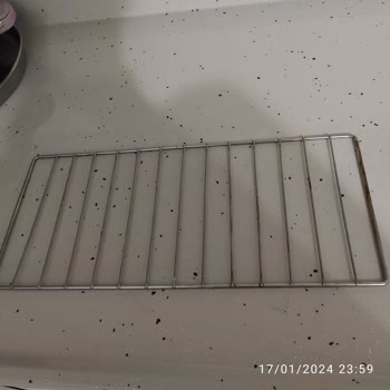 Alpina Ankastre Fırın İçi Izgara Çok Küçük Tepsi Devriliyor