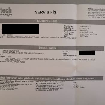 Samsung Telefon Akıllı Telefon Kamerasının Renk Dengesizliği Sorunu