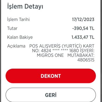 Migros Alacağına Şahin, Borcuna Kargasın!