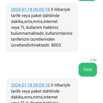 Vodafone Kolay Paket Hattıma Tanımlanmadı