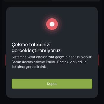 Paribu Parama El Koydu Bilgi Vermiyor