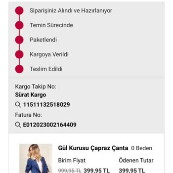 Sürat Kargo Kaybettiği Ürünün Tutarını Ödemiyor!