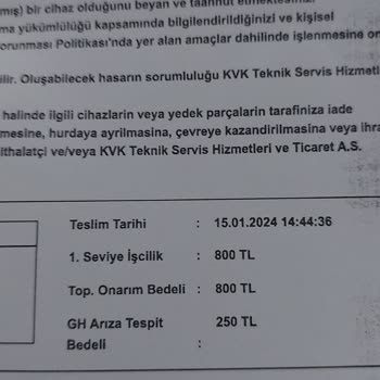 Vatan Bilgisayar, KVK Yetkilisi Ücret İadesi