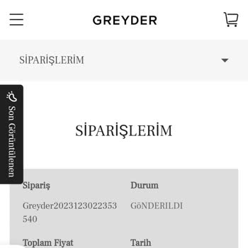 Greyder İnternetten Ayakkabı Siparişi Problemleri