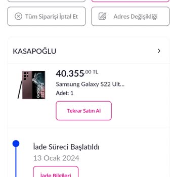 Pazarama Ödeme Geri Alınamaması