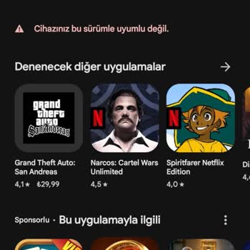 Samsung A72 Telefonum GTA Oyunlarını Çalıştırmıyor