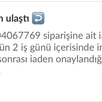 Trendyol Ürünümü Geri Almasına Rağmen Ücreti İade Etmiyor