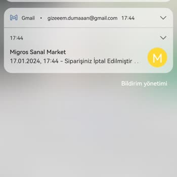 Migros Sanal Market Siparişim Teslimat Saatinde İptal Edildi