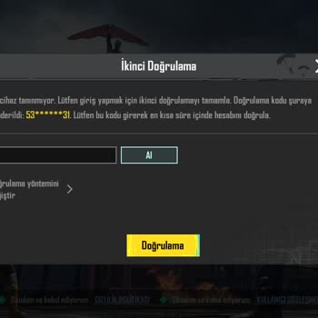 Acil PUBG Mobil Hesap Desteği!