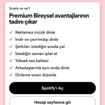 Spotify Üyelik Sorunu Yaşıyorum