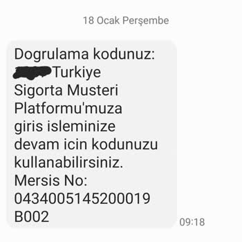 Türkiye Sigorta Rızam Dışında Şüpheli İşlem