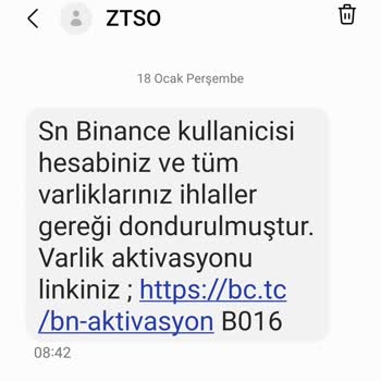 Belirsiz SMS Z Tso Kimdir, Binance?