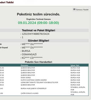Çözümsüz Zara ve UPS Türkiye