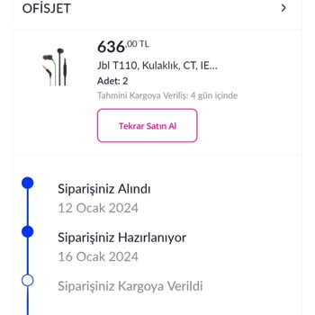 Ofisjet.com Pazarama Dan Alınan Pişmanlık