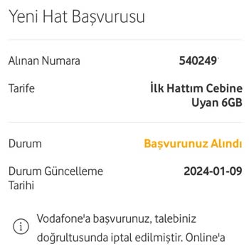 Vodafone Hat Aktivasyon Oyalaması