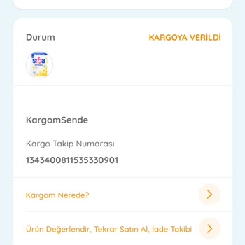 Kargomsende Takip Numarası Hatalı