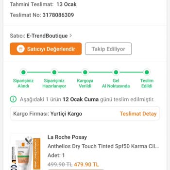 Yurtiçi Kargo Yanlış Teslimat Sonrası Kargo Sorunu