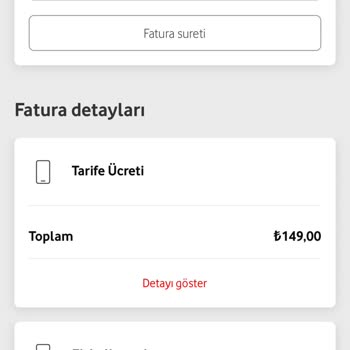 Vodafone Faturama Fazla Ücret Yansıtıyor!