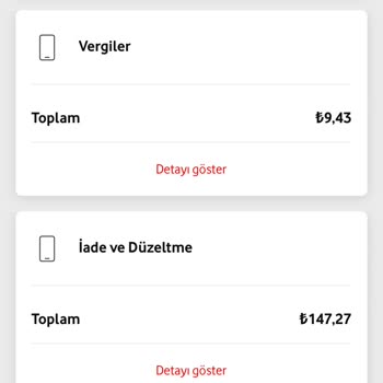 Vodafone Faturama Fazla Ücret Yansıtıyor!