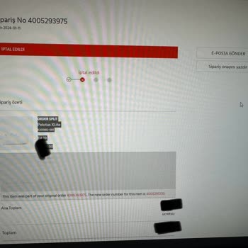 Camper Online Stoklu Ürün İptali