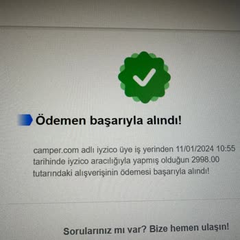 Camper Online Stoklu Ürün İptali