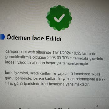 Camper Online Stoklu Ürün İptali